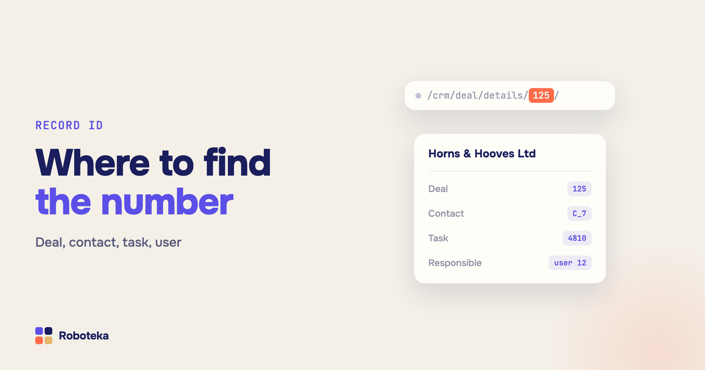 Bitrix24 record ID: how to find a deal, contact, task or user ID
