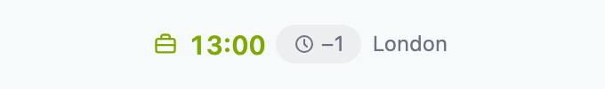Feld „Ortszeit des Kunden" in der Bitrix24-CRM-Karte