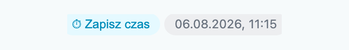 Pole „Znacznik czasu" w karcie CRM Bitrix24